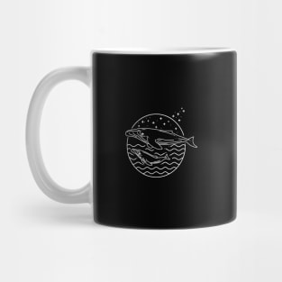 Whales - White Mug